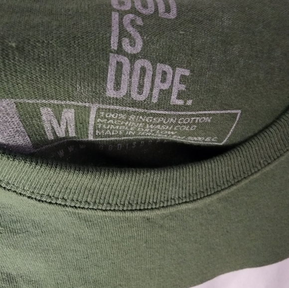 God Is Dope Women's T-Shirt Sz. M - Picture 3 of 3